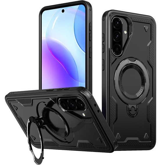 Carcasă pentru Samsung Galaxy A56, Military MagSafe, negru