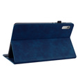 Huse pentru Lenovo Tab P11 Gen 2, Wallet Pen Slot, albastru