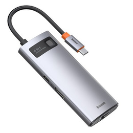 Stație de andocare USB-C 6-în-1 din seria Metal Gleam pentru dispozitive USB-C