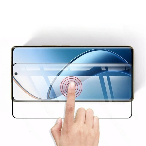 Sticlă călită 3D pentru Realme 12 Pro 5G / 12 Pro+ 5G, negru