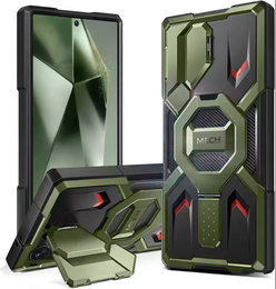 Husă Tongate MECH MagSafe Series verde pentru Samsung Galaxy S24 Ultra