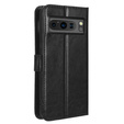 Cu clapetă pentru Google Pixel 8 Pro, Crazy Horse Wallet, negru