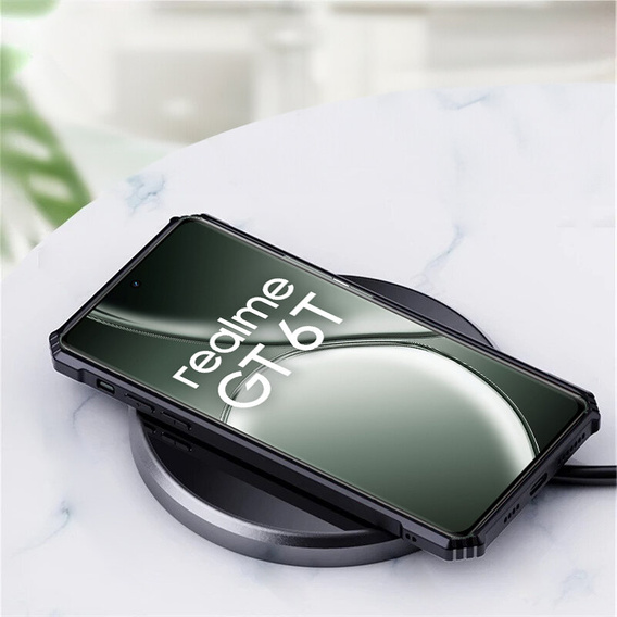 Huse pentru Realme GT 6 / 6T, AntiDrop Hybrid, negru