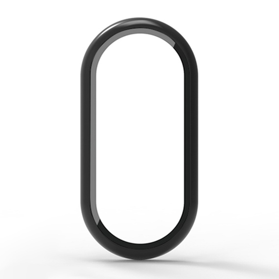 Carcasă 2in1 + sticlă călită pentru Xiaomi Smart Band 10 / 9 / 8, negru