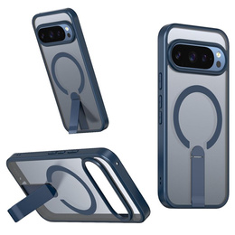 Husă Fusion Hybrid pentru Google Pixel 10 Pro XL, pentru MagSafe, cu suport, albastru