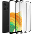 2x sticlă călită pentru Samsung Galaxy A33 5G, ERBORD 3D pentru întregul display
