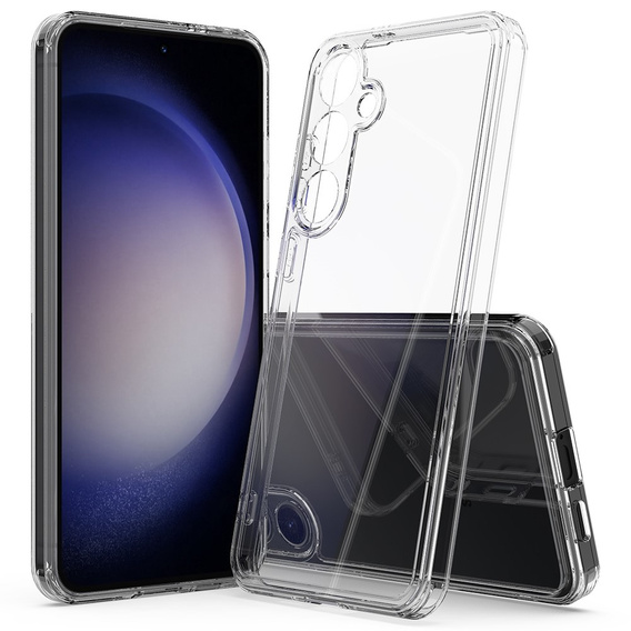 Carcasă pentru Samsung Galaxy S24, Fusion Hybrid, cu protecție pentru camera foto, transparentă