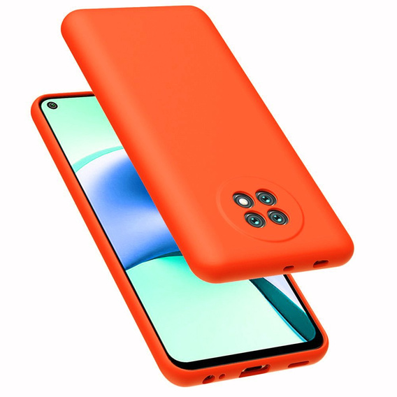 Husa pentru Xiaomi Redmi Note 9T 5G, Silicone Lite, roșu