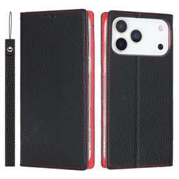 Husă cu capac rabatabil Litchi Skin Grain pentru iPhone 17 Pro Max