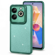 Huse pentru Infinix Hot 40i, Glittery Powder, verde
