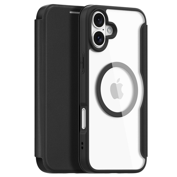 Dux Ducis Huse pentru iPhone 16 Plus, Skin X Pro, MagSafe, negru