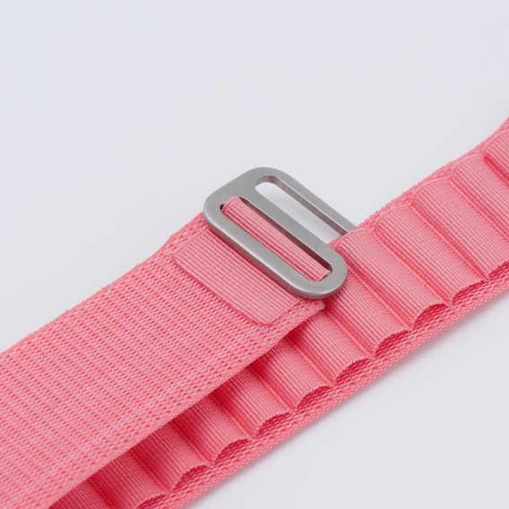 Curea din nailon pentru Apple Watch 1/2/3/4/4/5/6/6/7/8/SE/ULTRA 42/44/45/49mm, roz