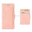 Cu clapetă pentru Infinix Hot 50 4G, Card Slot, roz