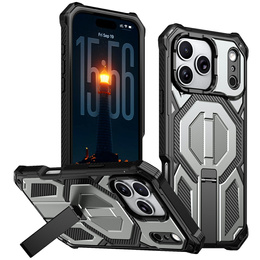 Husă de protecție compatibilă cu MagSafe, cu suport pentru iPhone 17 Pro