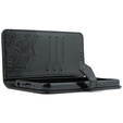Cu clapetă pentru Oppo A38 4G / Oppo A18 4G, Mandala, negru