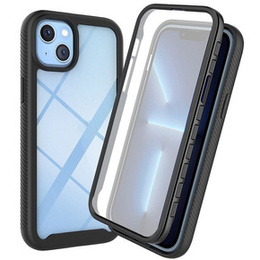 Carcasă pentru iPhone 14 Plus, Shockproof, cu folie, albastru