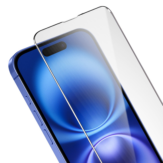 2x sticlă călită ERBORD 9H Hard Glass pe ecran pentru iPhone 16