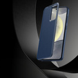 Husă cu clapetă pentru Samsung Galaxy S25, Smart View Wallet, albastru