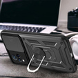 Husă blindată pentru Vivo V21 5G, CamShield Slide, negru