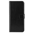 Cu clapetă pentru Oppo A17, Crazy Horse Wallet, negru