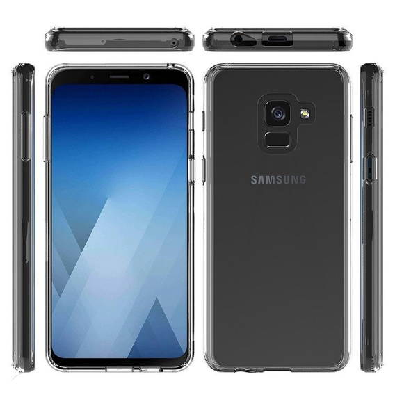 Huse pentru Samsung Galaxy A8 2018, Fusion Hybrid, transparentă