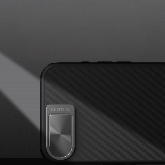 Carcasă pentru iPhone 16e, carcasă blindată Nillkin, Carboprof Case, pentru Magsafe, negru