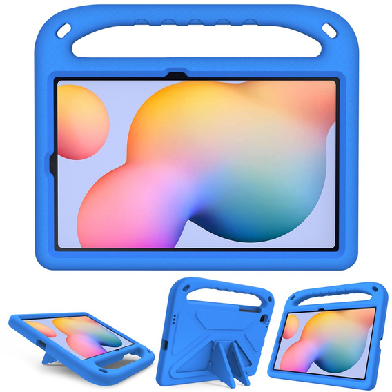 Husă pentru copii pentru Samsung Galaxy Tab S6 Lite 2022 / 2020, husă pentru copii cu mâner, albastru