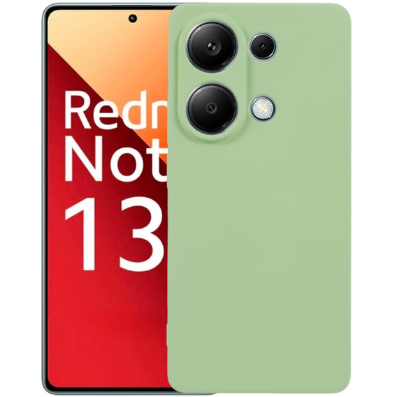 Husa pentru Xiaomi Redmi Note 13 Pro 4G, Silicone Lite, verde