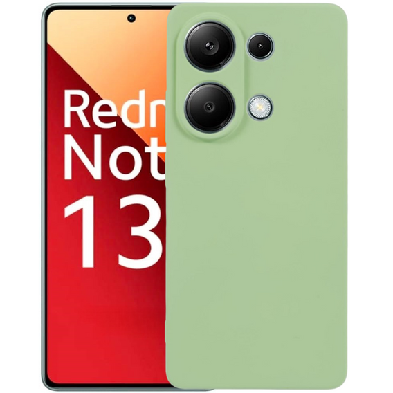 Husa pentru Xiaomi Redmi Note 13 Pro 4G / Xiaomi Redmi Note 14S / Xiaomi Poco M6 Pro 4G, Silicone Lite, verde