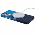 Carcasa pentru Samsung S25+ Plus, Carbon Fiber MagSafe, albastru / albastru marin