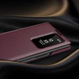 Husă cu clapetă pentru Samsung Z Fold5 5G, Smart View Wallet, maroon
