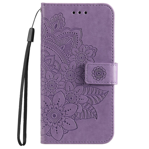 Cu clapetă pentru Samsung Galaxy A53 5G, Mandala Flower, violet