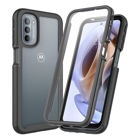 Carcasă pentru Motorola Moto G31/G41, Shockproof, cu folie, albastru