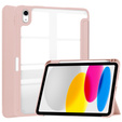 Husă pentru iPad 10.9 2022 10 Gen, Smartcase Hybrid, cu spațiu pentru stylus, roz