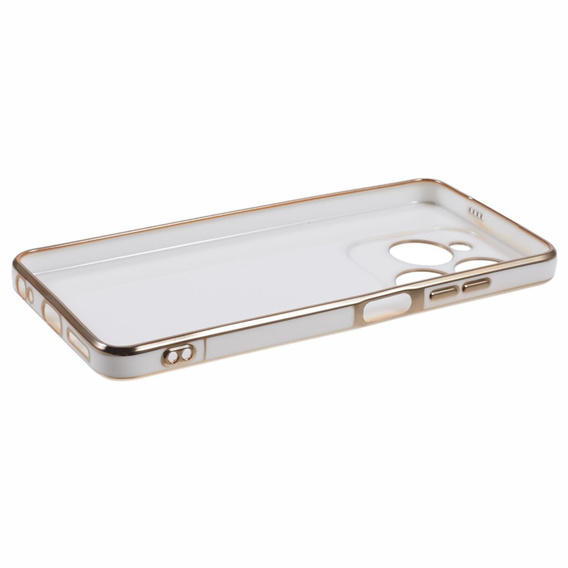 Husă pentru Infinix Hot 40i, Glamour CamShield, alb