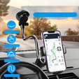 Suport auto pentru parbriz Braț lung 30 cm pentru telefoane de 4,7–7 inci