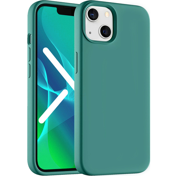 Husa pentru iPhone 14 Plus, Silicone Lite, verde