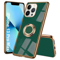 Huse pentru iPhone 13 Pro Max, Electro Ring, verde