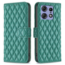 Cu clapetă pentru Motorola Edge 50 Pro 5G, Wallet, BINFEN COLOR, verde