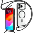 Husă Electro MagSafe cu lanyard pentru iPhone 17 Pro Max