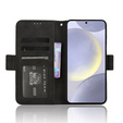 Cu clapetă pentru Samsung Galaxy S25 FE, Card Slot, negru