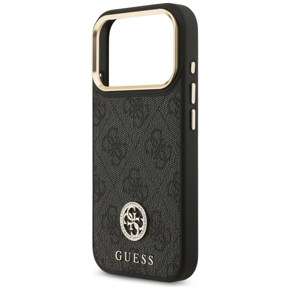 Husă GUESS 4G Strass Logo MagSafe pentru iPhone 17 Pro