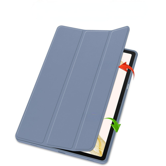 Husă pentru Samsung Galaxy Tab S10+ Plus, Smartcase cu spațiu pentru stylus, violet