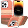 Carcasă pentru iPhone 14 Pro, cadru Kickstand, pentru MagSafe, Sunset Orange