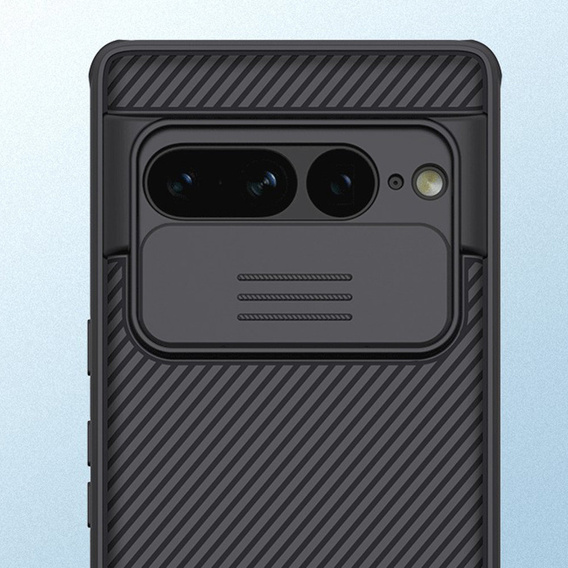 Carcasă blindată Nillkin pentru Google Pixel 7 Pro 5G, CamShield Pro, negru