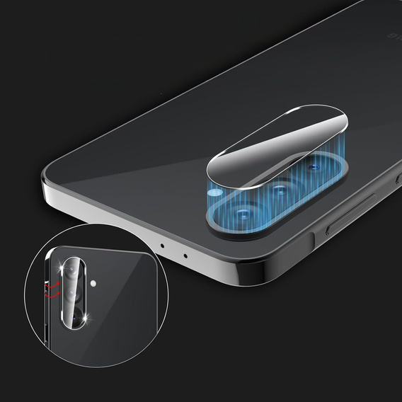 Sticlă temperată pentru camera foto pentru Samsung Galaxy A36, transparentă