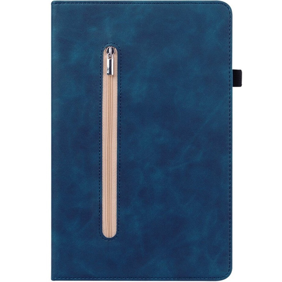 Huse pentru Lenovo Tab M9, Wallet Pen Slot, albastru