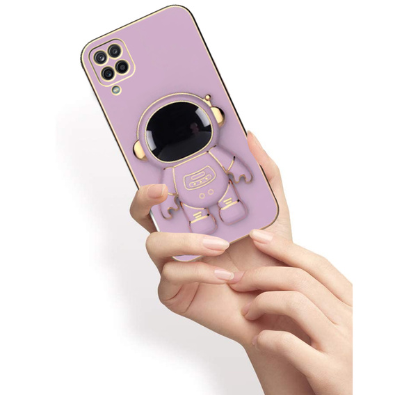Huse pentru Samsung Galaxy A12 / M12 / A12 2021, Astronaut, violet