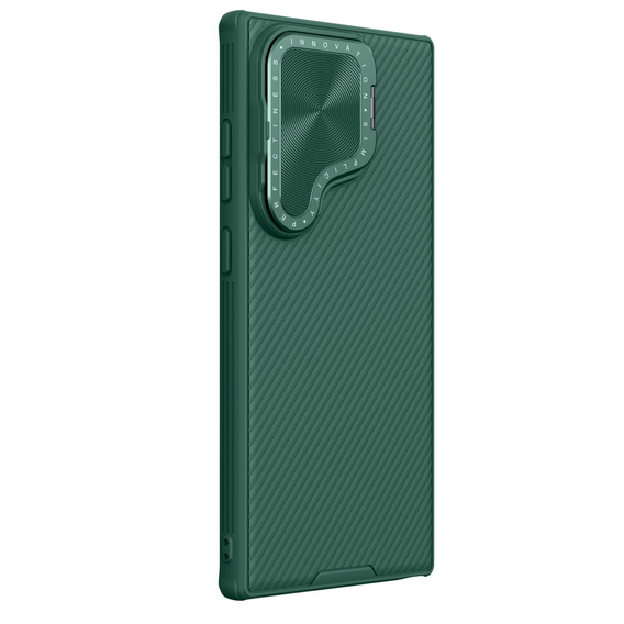 Husa pentru Samsung Galaxy S24 Ultra, blindată Nillkin, CamShield Prop, verde