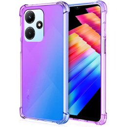 Husa pentru Infinix Hot 30i, Gradient Dropproof, Violet / albastru
